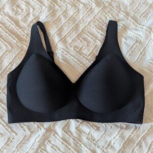 Wireless Bra Black Seamless Padded Comfort Bralette Size large